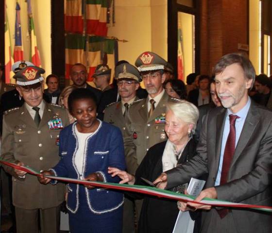 The Minister Cecile Kyenge, Deanna Ferretti Veroni and the Minister Graziano Delrio, photo by Giorgio Miserendino